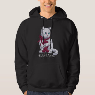 National AVM Awareness Month Burgundy Ribbon Cute  Hoodie