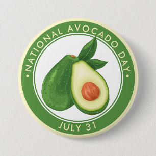 National Avocado Day 3 Inch Round Button