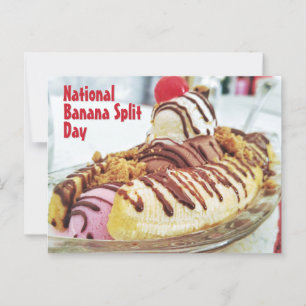 National Banana Split Day Postcard