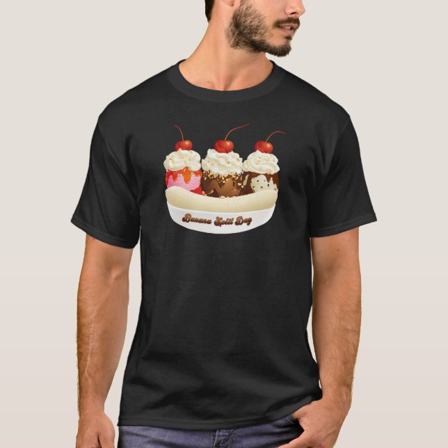 National Banana Split Day T-Shirt (Front)