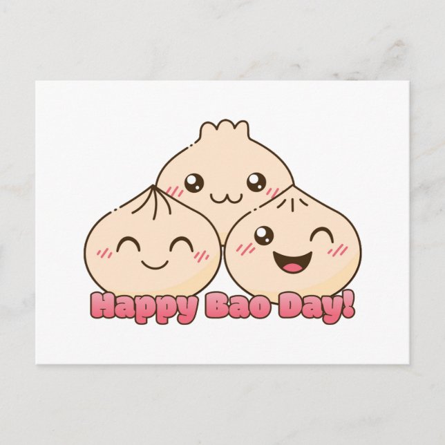 National Bao Day T-Shirt Postcard (Front)