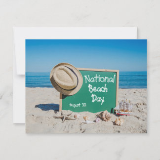National Beach Day Card