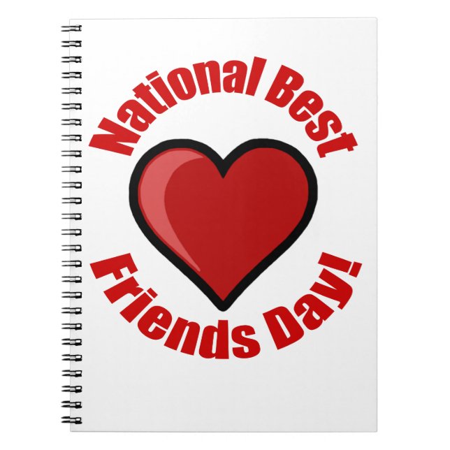 National Best Friends Day! Notebook (Front)