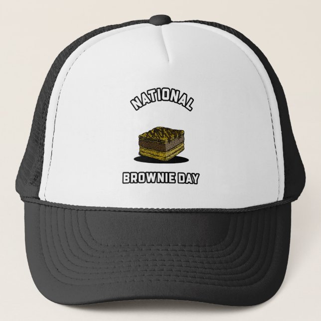 National Brownie Day Trucker Hat (Front)