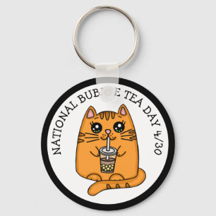 National Bubble Tea Day - April 30     Keychain