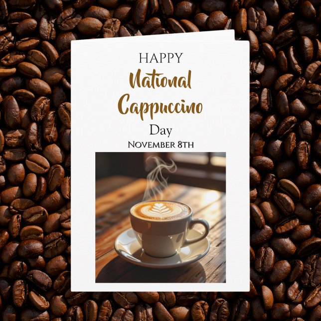 National Cappuccino Day | November 8th Card (Creator Uploaded)