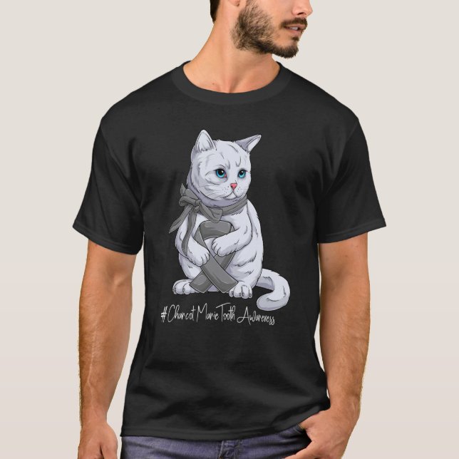 National Charcot Marie Tooth Awareness Month Grey  T-Shirt (Front)