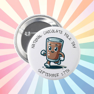 National Chocolate Milk Day 2 Inch Round Button