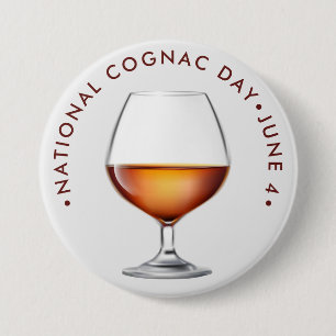 National Cognac Day 3 Inch Round Button