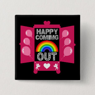 National Coming Out Day 2 Inch Square Button