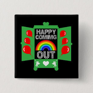 National Coming Out Day 2 Inch Square Button