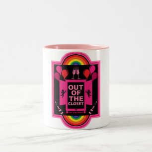 National Coming Out Day NCOD Two-Tone Coffee Mug