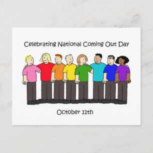 National Coming Out Day - October 11th Postcard