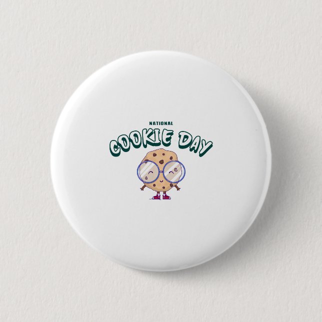 National Cookie Day 2 Inch Round Button (Front)