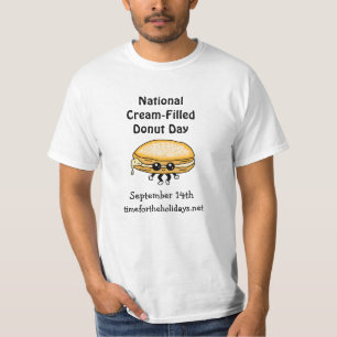 National Cream-Filled Doughnut Day - September 14t T-Shirt