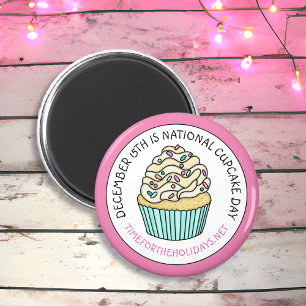 National Cupcake Day December 15th Magnet