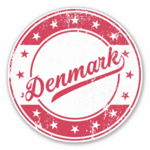 National - Danmark Sticker Danemark