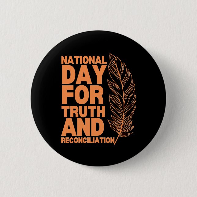 National Day For Truth And Reconciliation Sticker1 2 Inch Round Button (Front)
