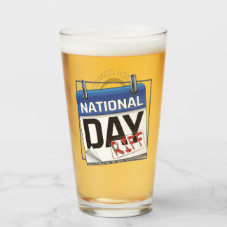 National Day Riff Pint for Lager Glass