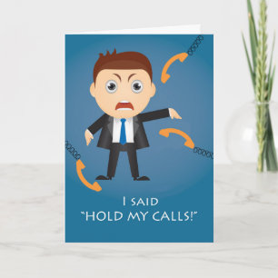 National Ding-a-Ling Day, Frustrated Boss Card