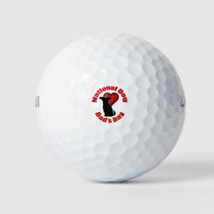 National Dog Dad's Day Golf Balls
