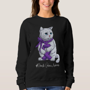 National Domestic Violence Awareness Month Purple Sweatshirt