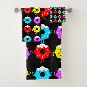 National Doughnut Day Doughnuts Bath Towel Set
