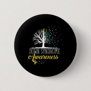 National Down Syndrome Awareness Month Vintage But 2 Inch Round Button