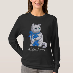 National Dystonia Awareness Month Blue Ribbon Cute T-Shirt