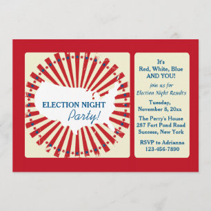National Election Night Party Invitation