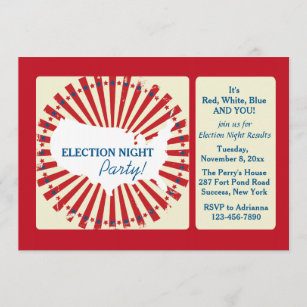National Election Night Party Invitation