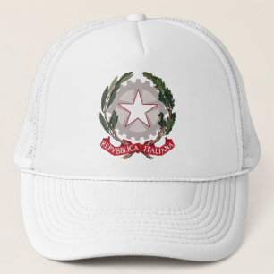 National Emblem of Italy Trucker Hat