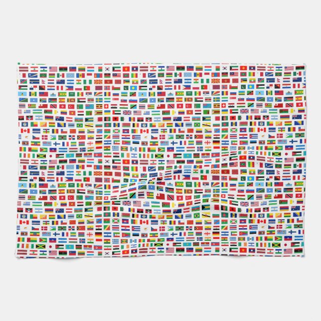 National emblems kitchen towel (Horizontal)