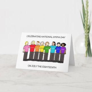 National Emma Day July 18th Card