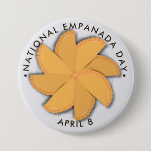 National Empanada Day 3 Inch Round Button