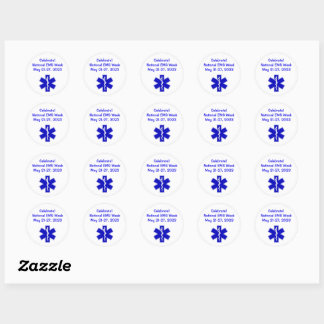 National EMS Week 2023 Classic Round Sticker