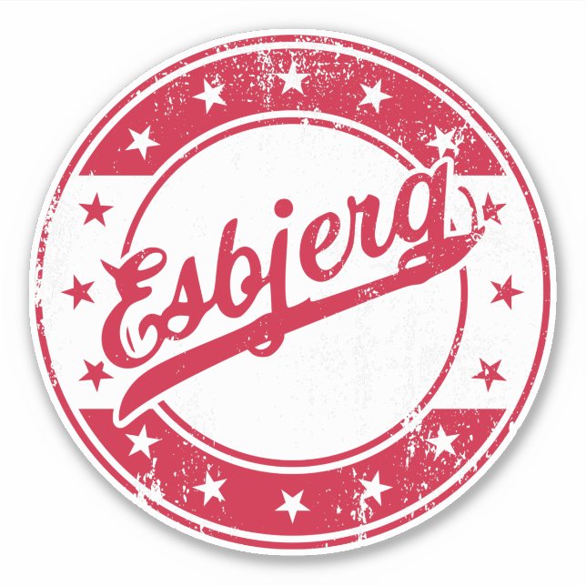 National - Esbjerg Denmark Sticker (Front)