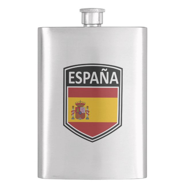 National - España Hip Flask (Front)