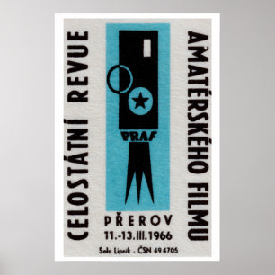 National Film Festival - Matchbox Print - Czech