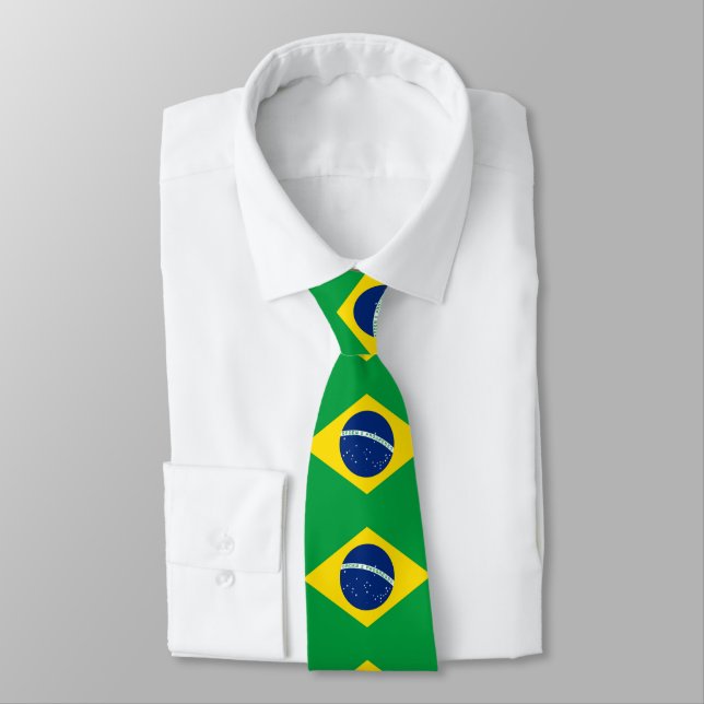 National flag Brazil Tie (Tied)