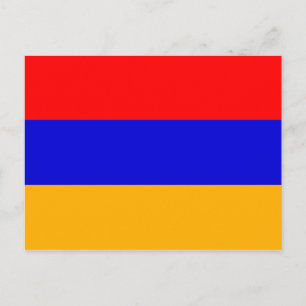 National Flag of Armenia Postcard