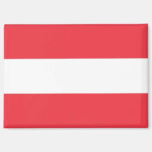 National Flag of Austria Rectangle magnet  (Front)