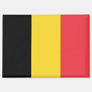 National Flag of Belgium Rectangle Magnet