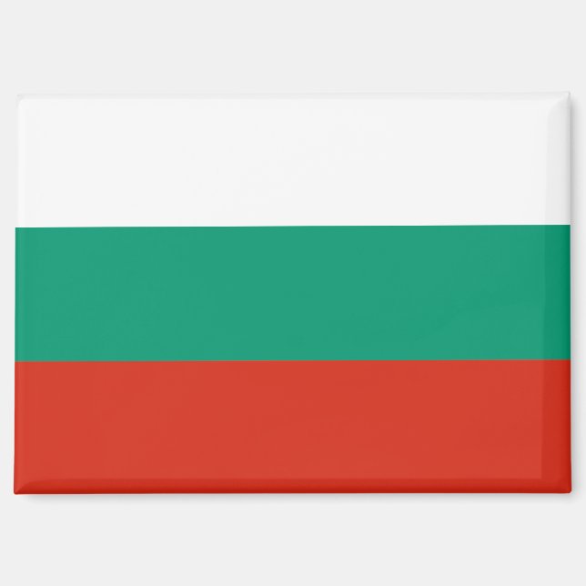National Flag of Bulgaria Rectangle magnet  (Front)
