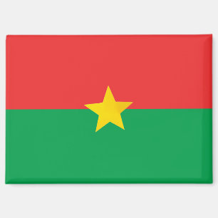 National Flag of Burkina Faso Rectangle magnet