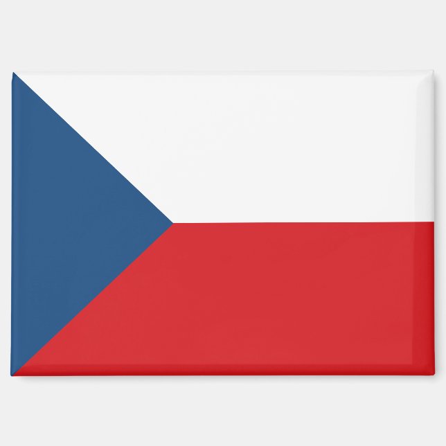 National Flag of Czech Republic Rectangle magnet  (Front)