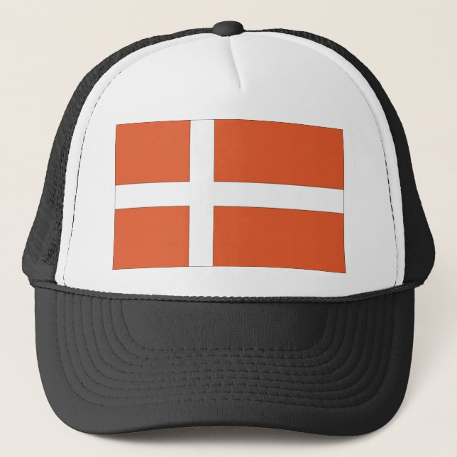National Flag of Denmark Trucker Hat (Front)