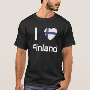 National Flag of Finland souvenir  for men women   T-Shirt