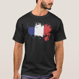 National Flag of France souvenir  for men women 7 T-Shirt