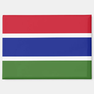 National Flag of Gambia Rectangle magnet 